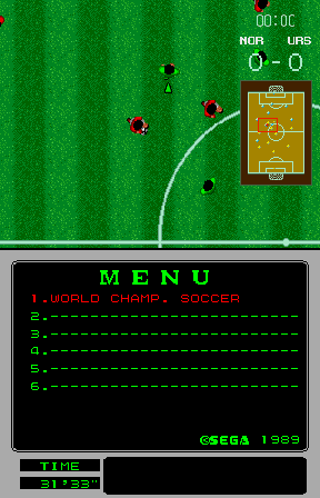 World Championship Soccer (Mega-Tech) Screenshot 1